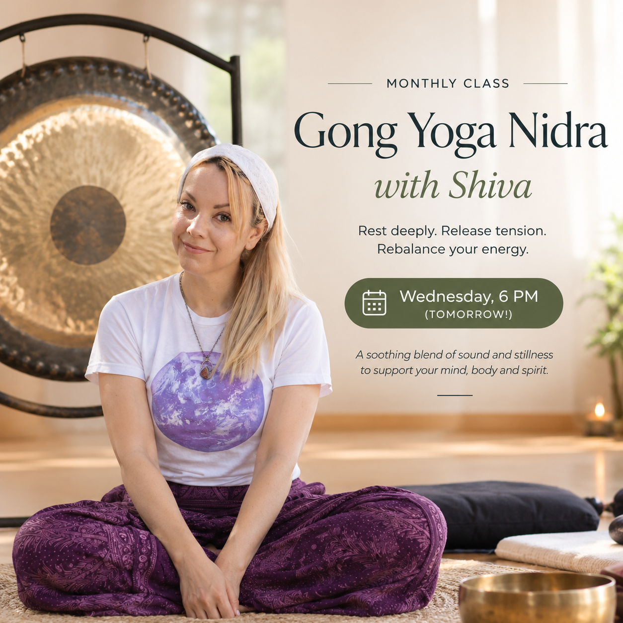 Gong Yoga Nidra (Nidra Wednesday Call)
